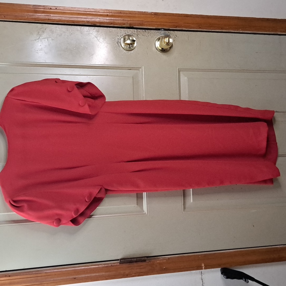 Susan Bennett 80's/90's Working Women Red Vintage Dress